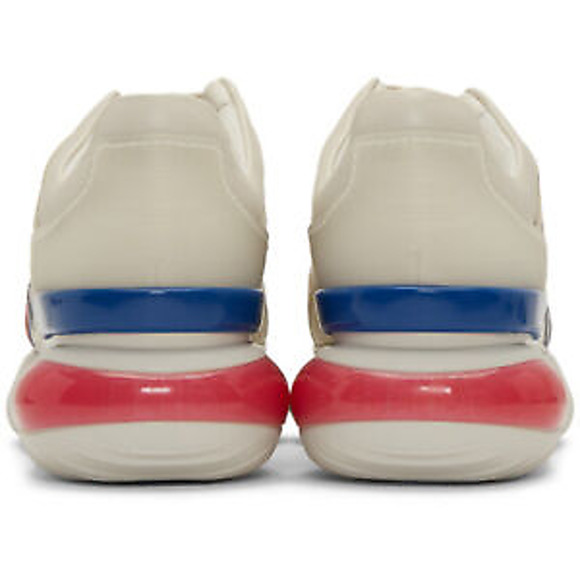 Fendi Mens Chunky Mania Logo White Platform Flat Trainer Sneaker UK 10.5 US 11.5 - Picture 7 of 12